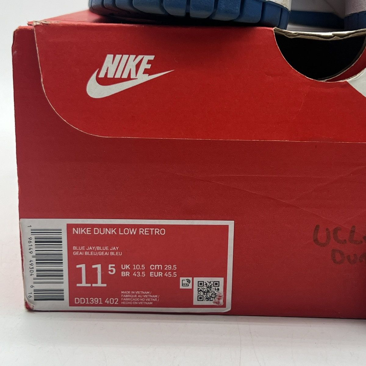 Nike Nike dunk low ucla Size US 11.5 / EU 44-45 - 6 Thumbnail