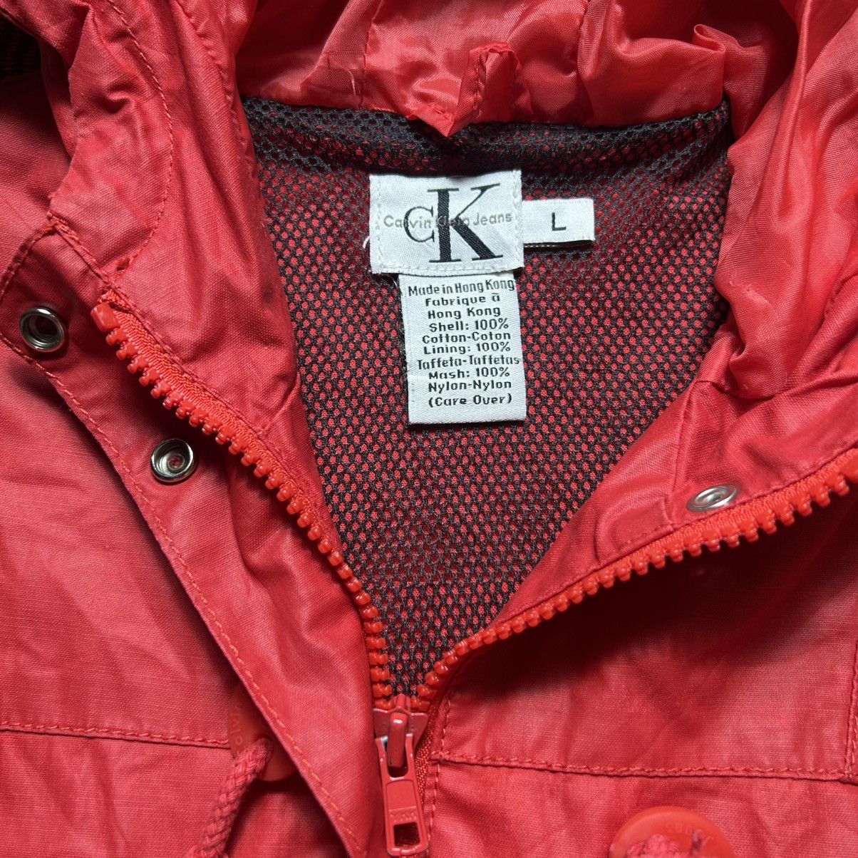 Calvin Klein Vintage 90s Calvin Klein Zipper Jacket Size L / US 10 / IT 46 - 7 Thumbnail