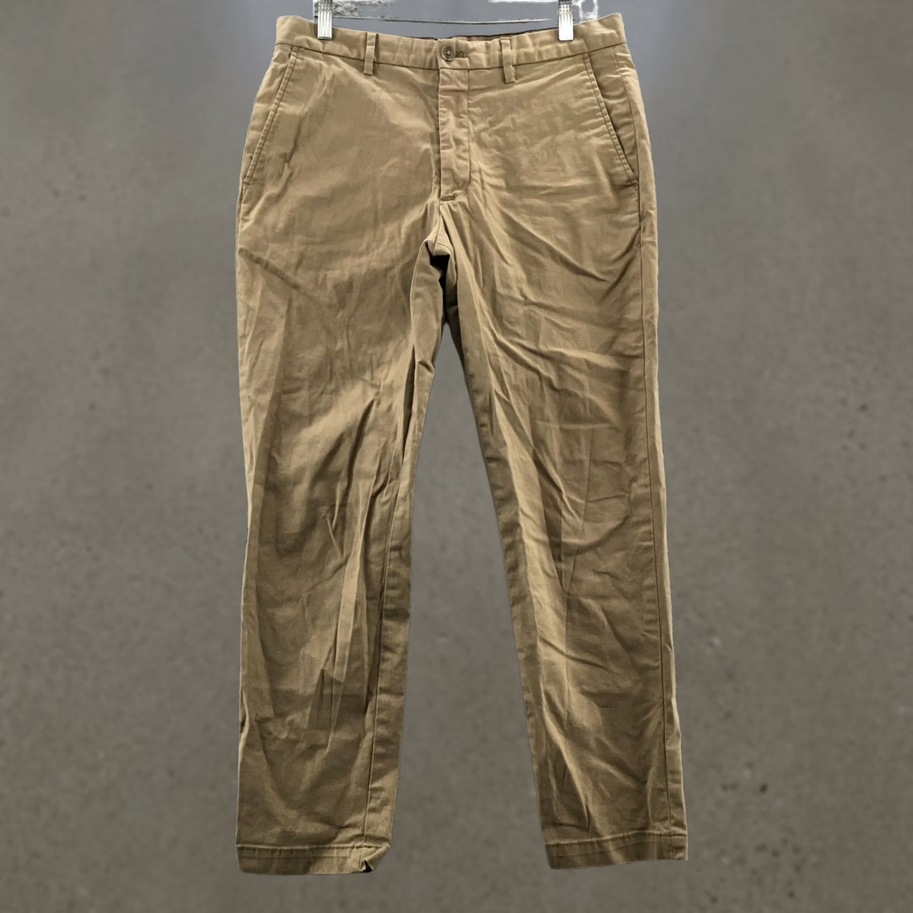 Banana Republic Banana Republic Athletic Fit Chino Pants Mens 31x30 Brown Casual Size US 31 - 1 Thumbnail