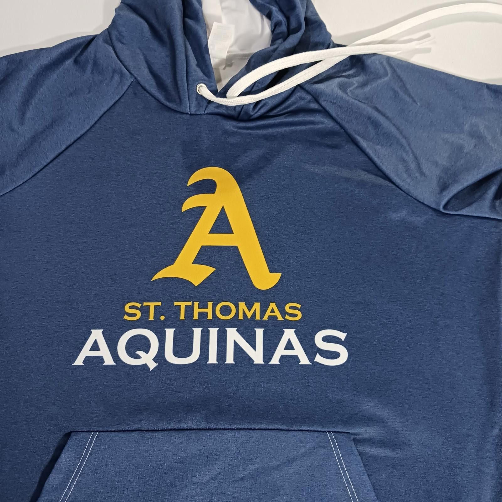 Designer Fanthread St. Thomas Aquinas Men's Blue Hoodie Sweatshirt M Size M / US 6-8 / IT 42-44 - 4 Thumbnail