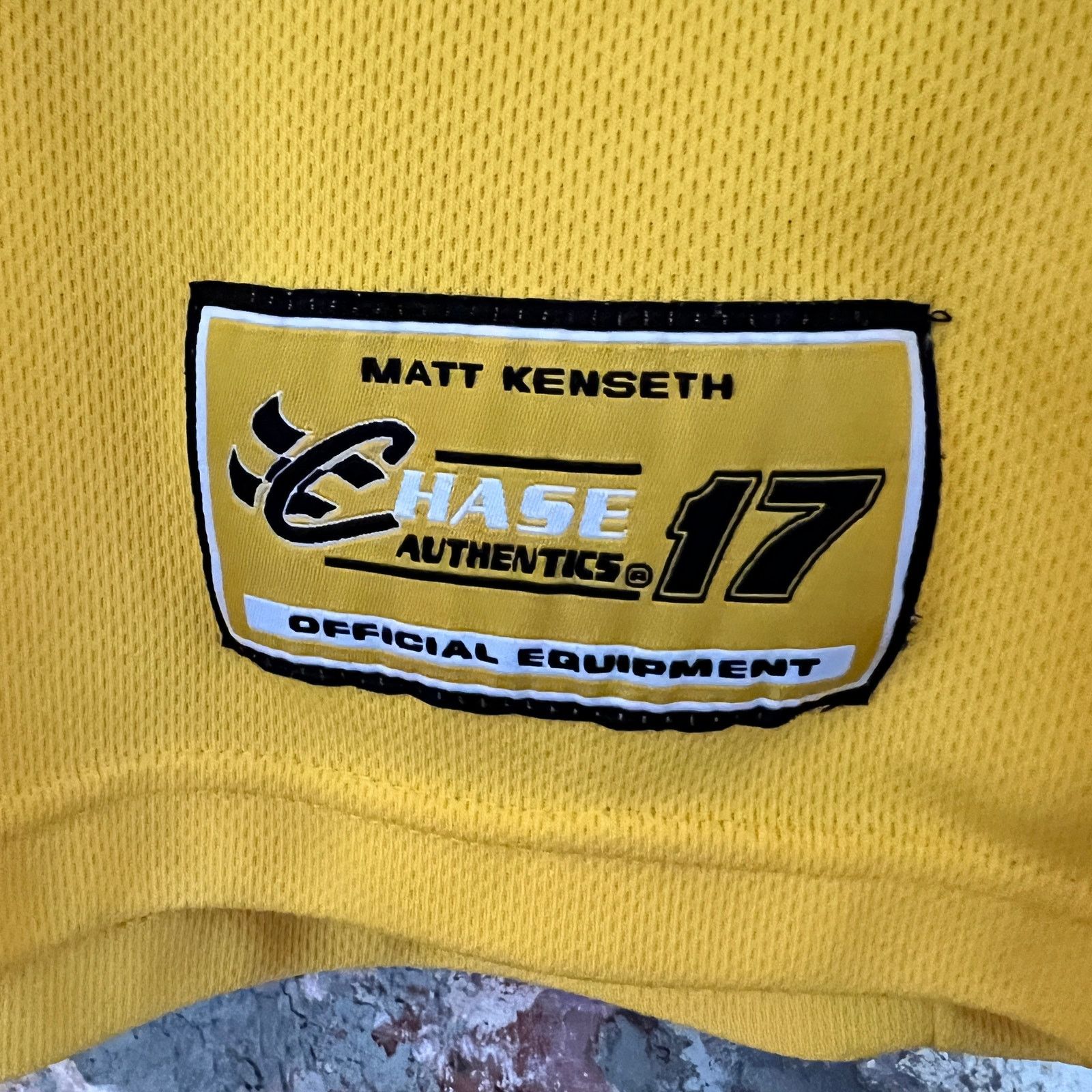 NASCAR NASCAR Chase Kenseth 17 Dewalt Mens Yellow Polo Shirt 2XL Size US XXL / EU 58 / 5 - 6 Thumbnail