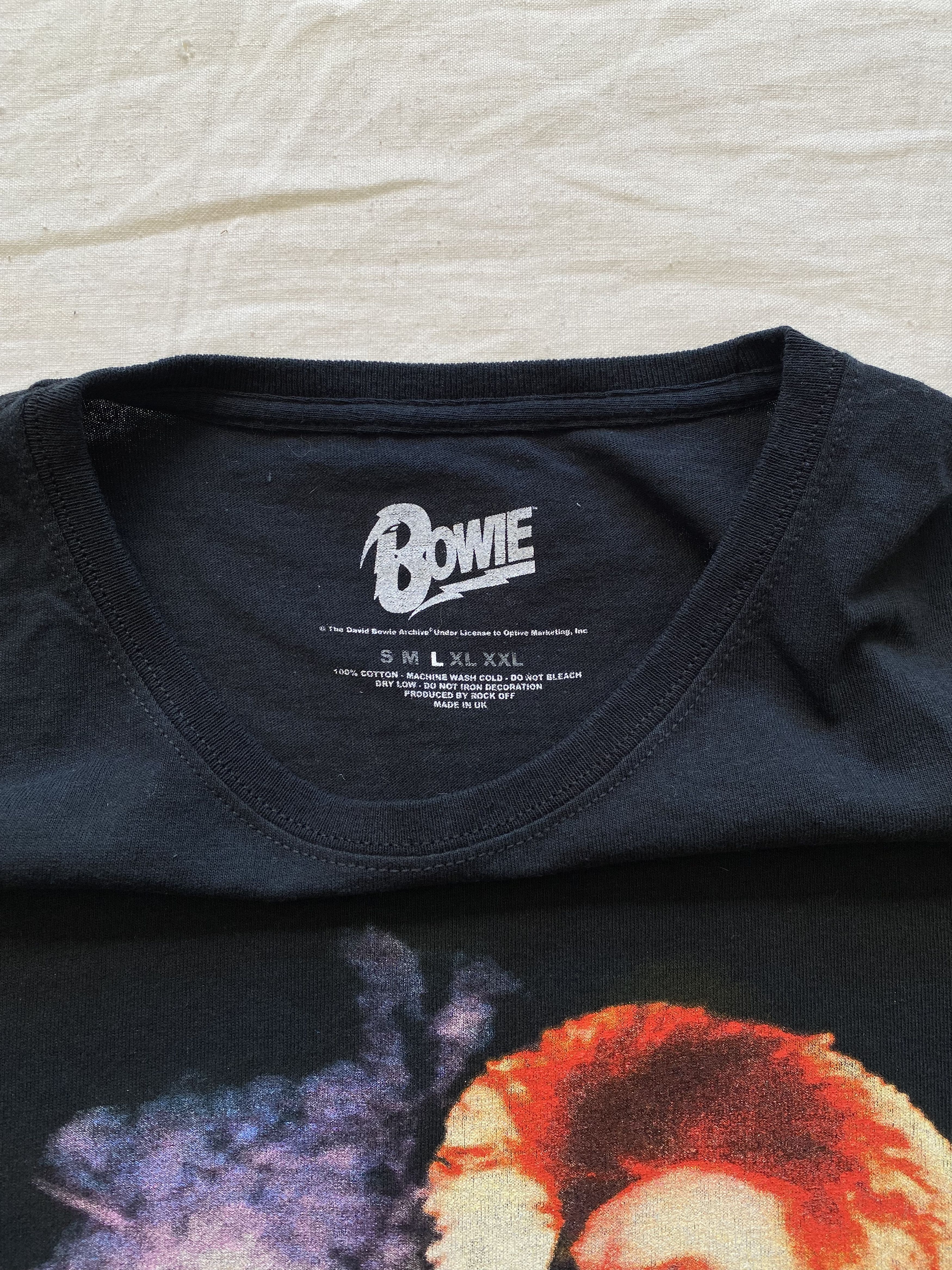 Band Tees Vintage 2016 David Bowie Rock Band T-shirt Size US L / EU 52-54 / 3 - 15 Thumbnail