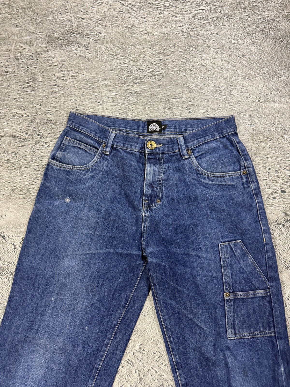 Southpole Southpole Jeans vintage big logo skate hip hop denim pants Size US 34 / EU 50 - 7 Thumbnail