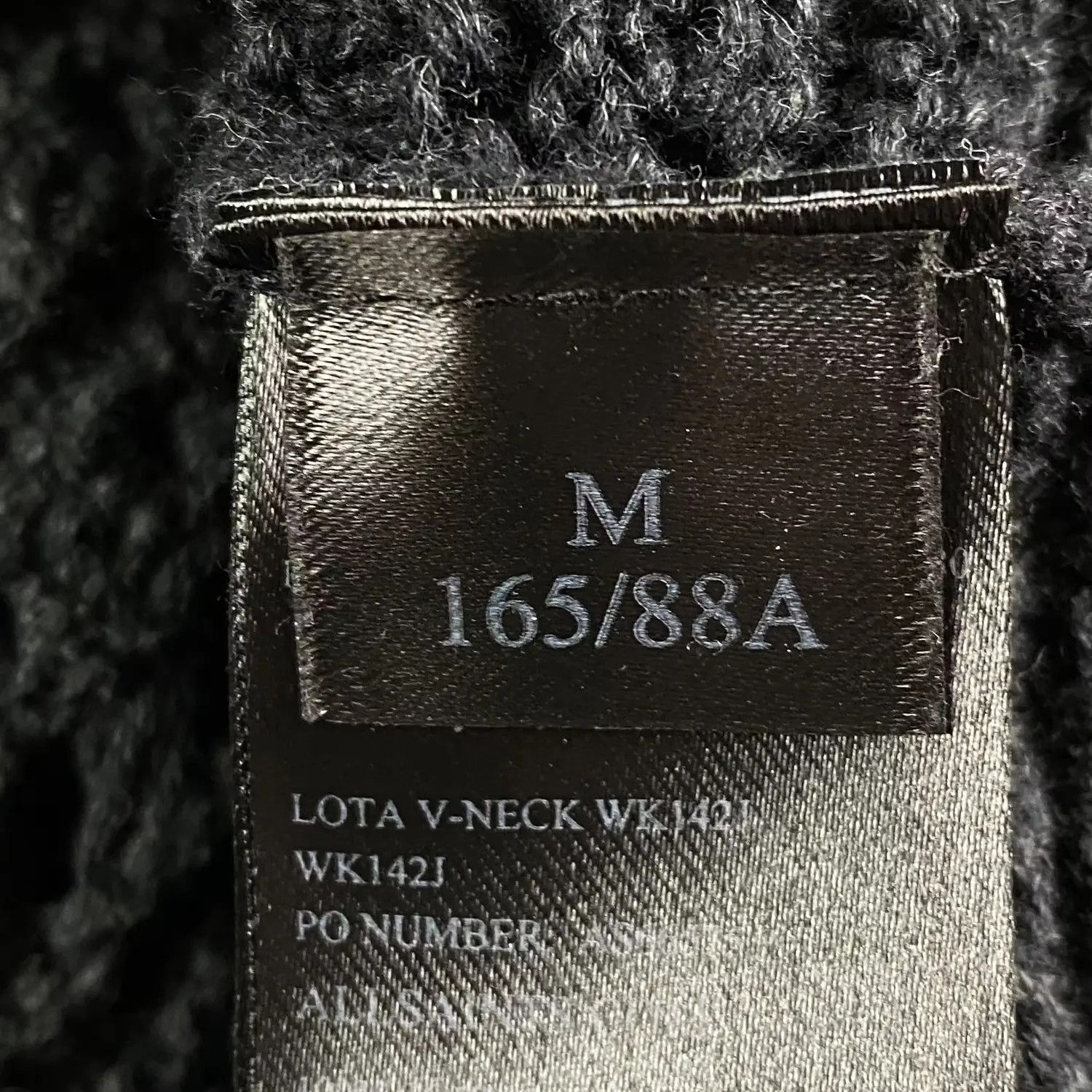 Allsaints Mens Sweater Allsaints Size M V Lota Neck Size US M / EU 48-50 / 2 - 5 Thumbnail
