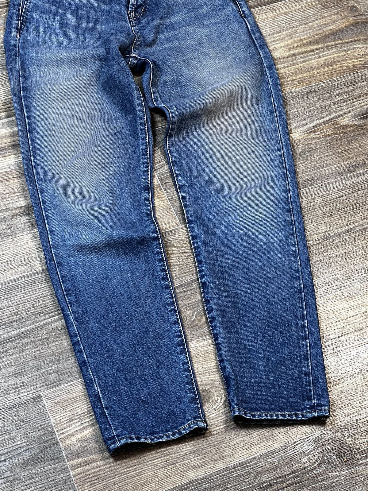 Saint Laurent Paris Saint Laurent Blue Denim Japanese High Rise Pant Size 25" / US 0 / IT 36 - 3 Thumbnail