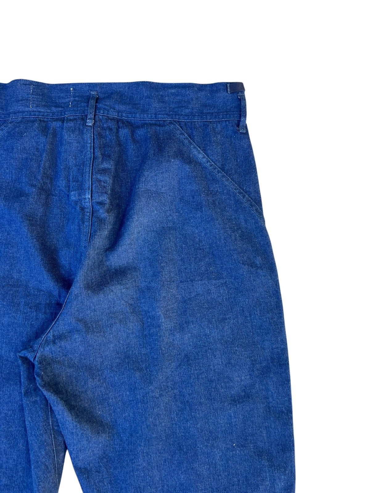 Chimala Chimala Indigo Blue Denim Cropped Baggy Trouser Pant Size US 32 / EU 48 - 16 Thumbnail