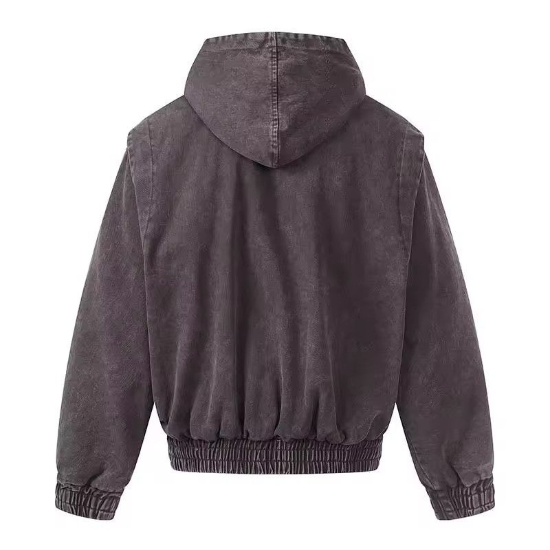 Japanese Brand Japanese Designer Washed Buckle Y2k Hooded Jacket Size US L / EU 52-54 / 3 - 2 Thumbnail