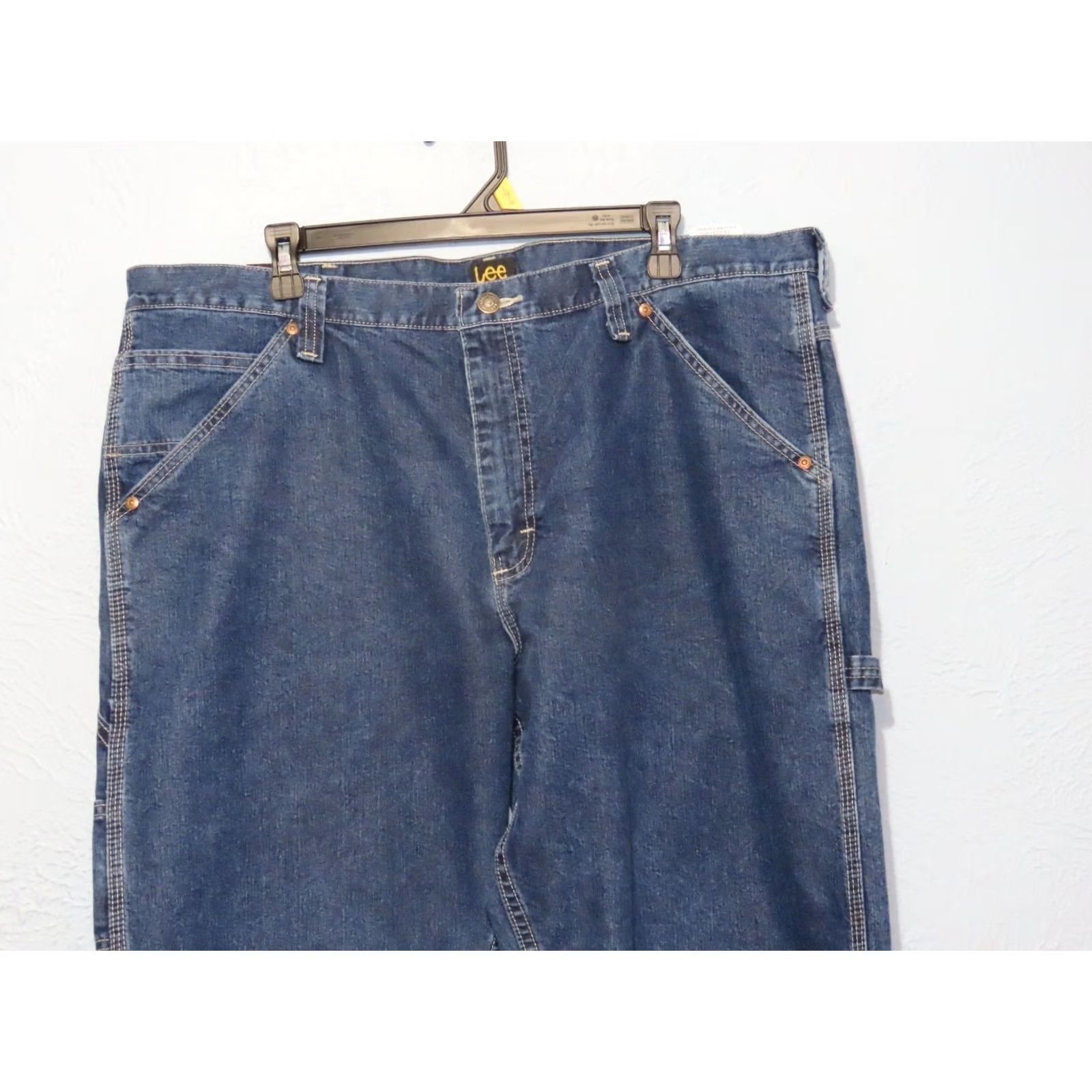 Lee Lee Men 40x30 Stone Straight Leg Loose Fit Carpenter Cargo Jeans 2887910 NWT Size US 40 / EU 56 - 3 Thumbnail