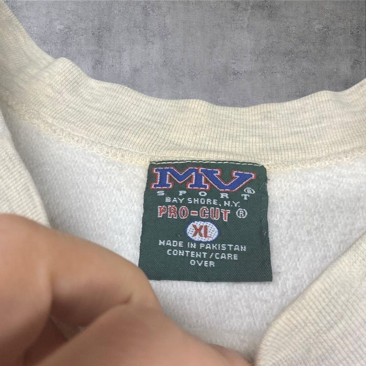 Vintage College Reverse Weave Sweatshirt