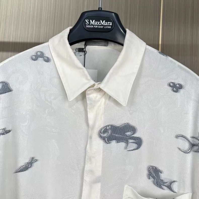 Dior Dior x Kenny Silk Ocean Shirt-2506 Size US M / EU 48-50 / 2 - 3 Thumbnail