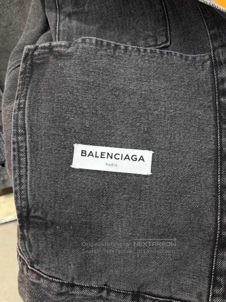 Balenciaga Balenciaga Distressed Denim Jacket. Size US XS / EU 42 / 0 - 6 Thumbnail