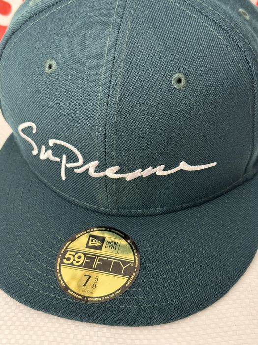 ツをネット通販で購入 7 5/8 Supreme Classic Script New Era - 帽子