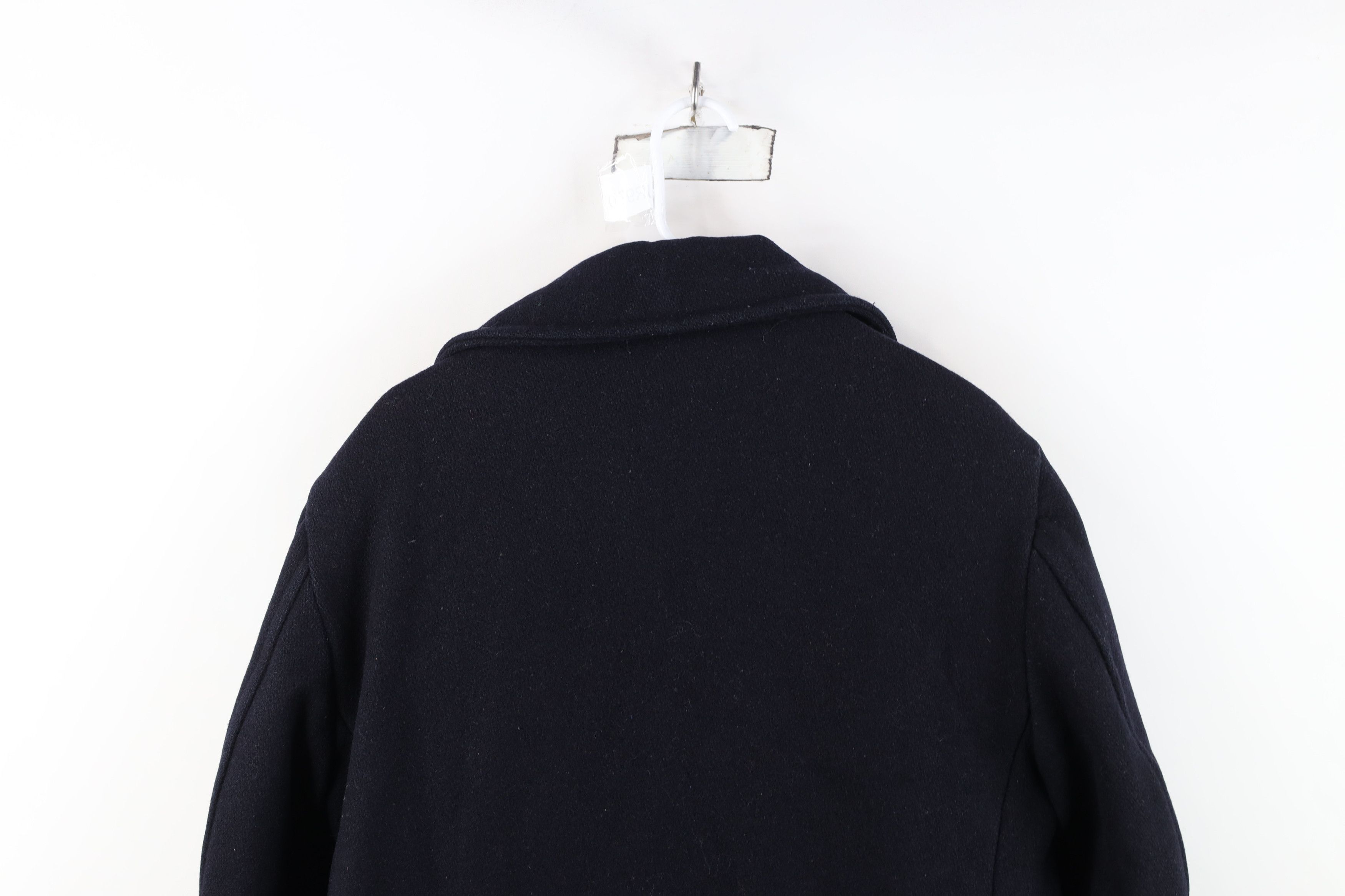 Vintage Vintage 50s 60s Streetwear CPO Naval Navy Peacoat Jacket USA Size US XXL / EU 58 / 5 - 15 Thumbnail
