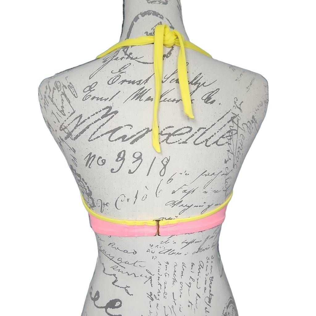 Victoria's Secret Victoria's Secret Women's Size 34D Pink Yellow Padded Underw Size M / US 6-8 / IT 42-44 - 3 Thumbnail