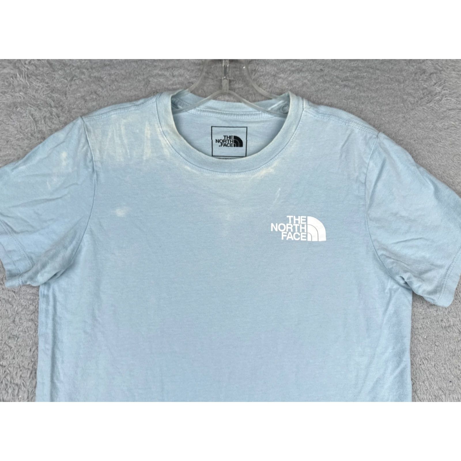 The North Face The North Face Shirt Women Small Blue Short Sleeve Crew Neck 100% Cotton READ Size S / US 4 / IT 40 - 4 Thumbnail