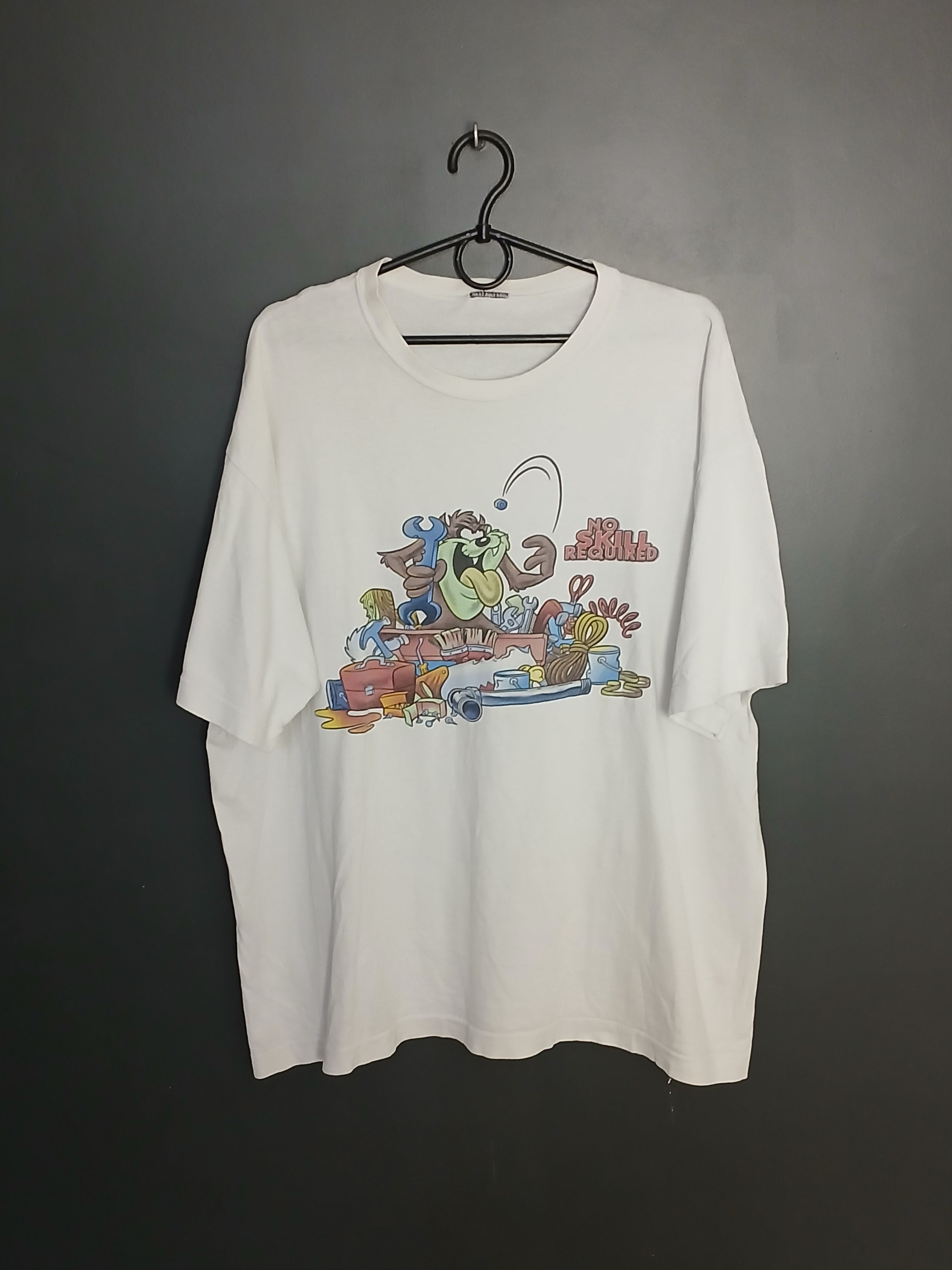 Cartoon Network × Vintage Vintage Looney Tunes Taz Single Stitch T-Shirt Size US XL / EU 56 / 4 - 1 Thumbnail