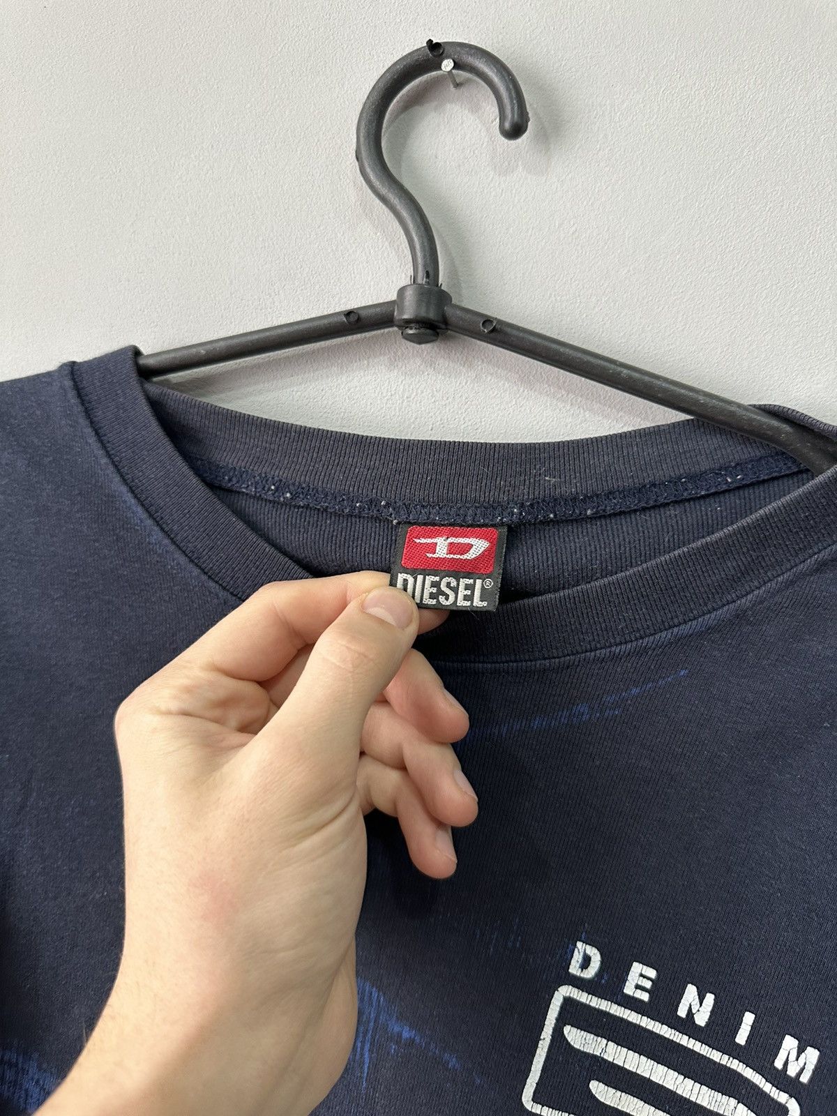 Diesel × Diesel Black Gold × Vintage Vintage 90’s Diesel Denim Division Long Sleeve Size US M / EU 48-50 / 2 - 3 Thumbnail