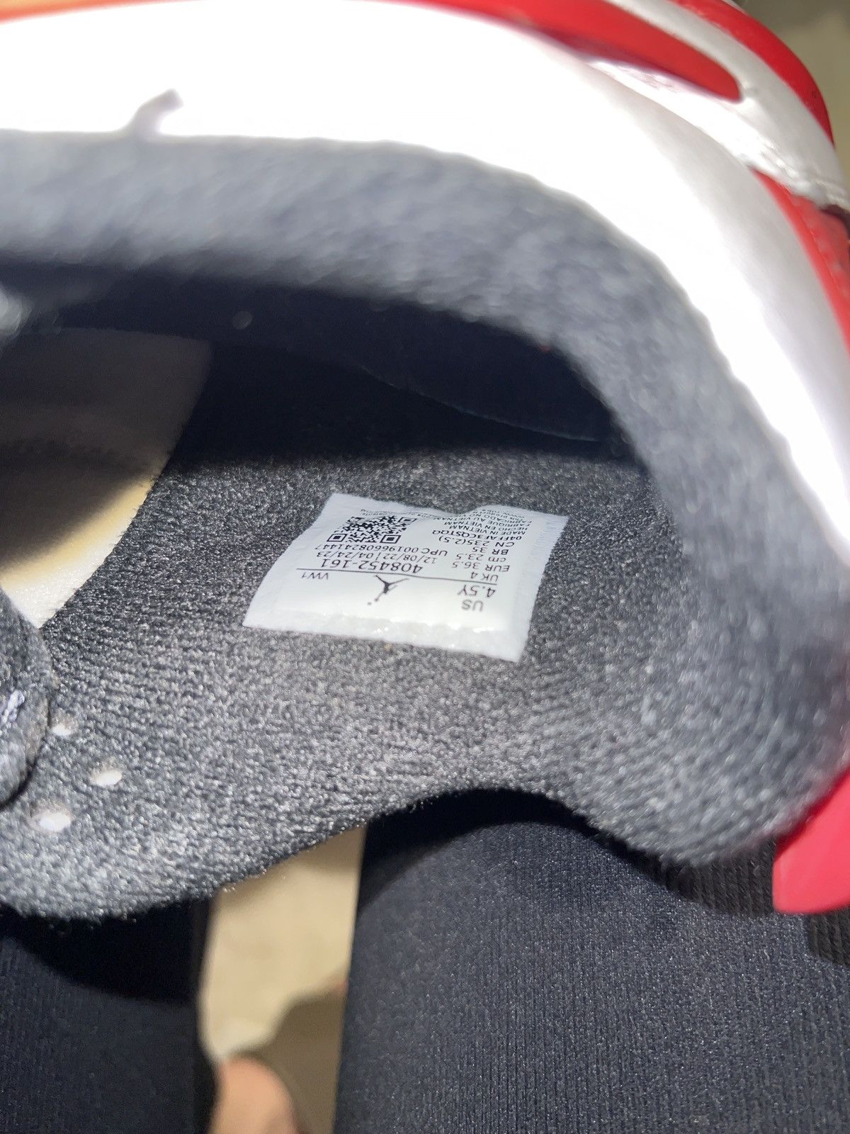 Jordan Brand × Nike AIR JORDAN RETRO RED CEMENT Size US 6 / IT 36 - 5 Thumbnail