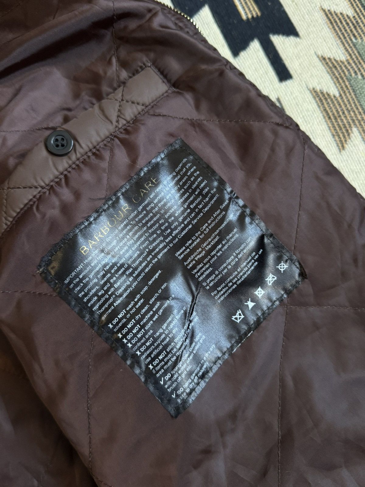 Barbour Vintage Barbour Quilted Brown Jacket Size US M / EU 48-50 / 2 - 14 Thumbnail
