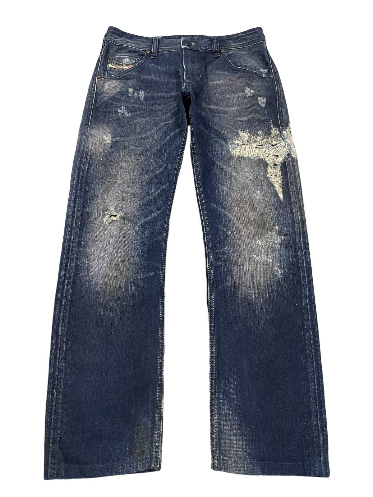 Diesel Vintage Diesel Denim Edit Blue Wash Distressed Style Jeans Size US 30 / EU 46 - 3 Thumbnail