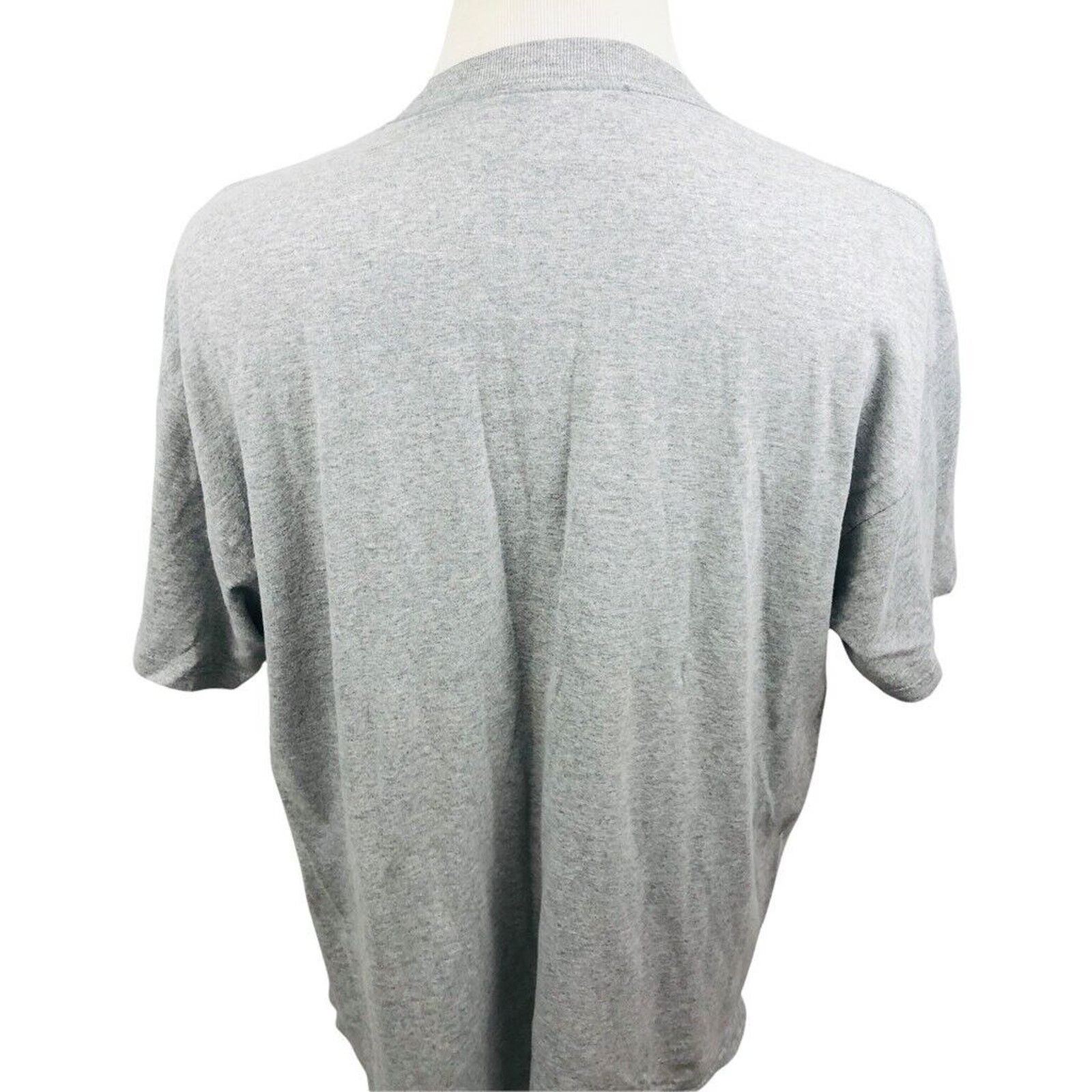 Delta Open 24 Hours Bank Of Dad Vintage T Shirt Gray Heathered XL Size US XL / EU 56 / 4 - 2 Thumbnail