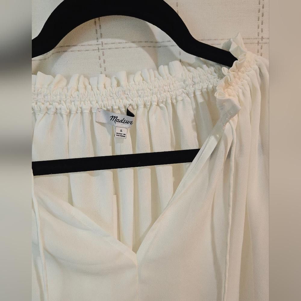 Madewell Madewell Long-Sleeve Tie-Neck Top Size S / US 4 / IT 40 - 5 Thumbnail