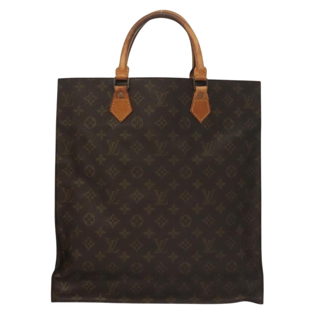 Louis Vuitton LOUIS VUITTON Monogram Sac Plat Hand Bag M51140 Size ONE SIZE - 2 Thumbnail