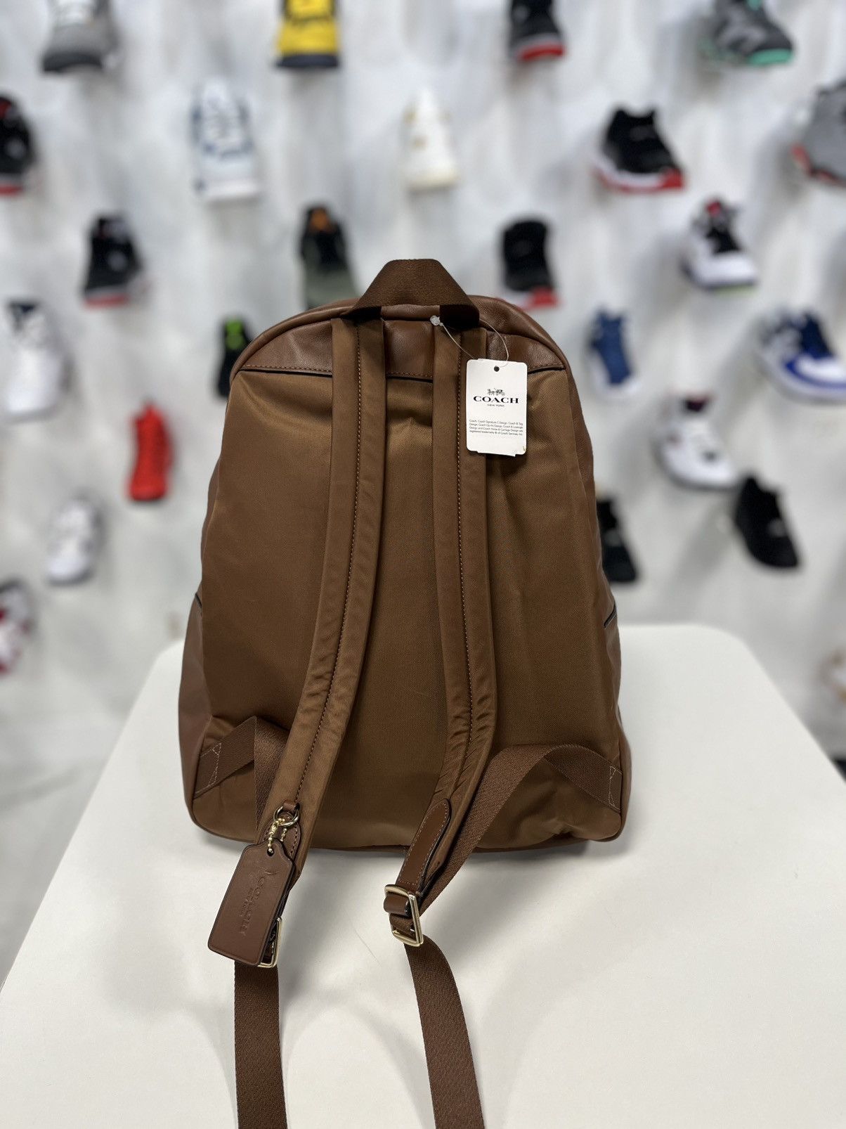 Coach COACH Charlie Medium Leather backpack Size ONE SIZE - 4 Thumbnail