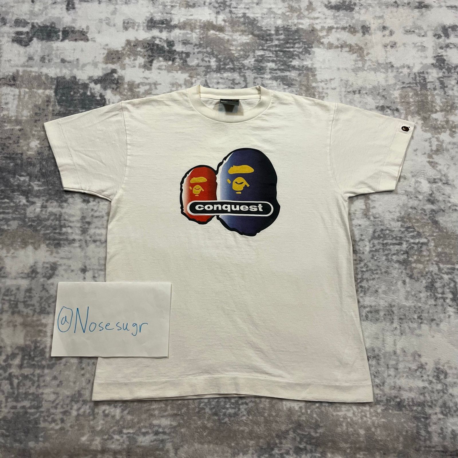 Bape × Nigo Authentic Bape 2000's Conquest Tee M Size US M / EU 48-50 / 2 - 1 Thumbnail