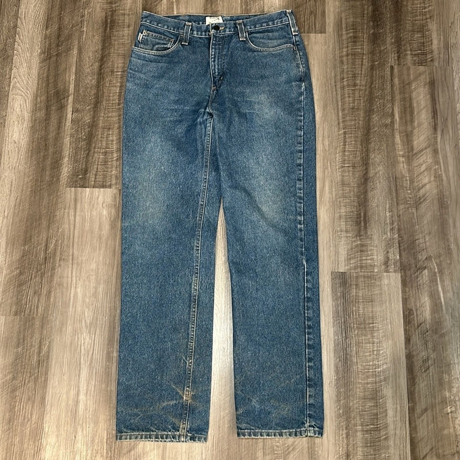 Carhartt Carhartt Flame Resistant Signature Dungaree Jeans - 34x34 Size US 34 / EU 50 - 2 Thumbnail