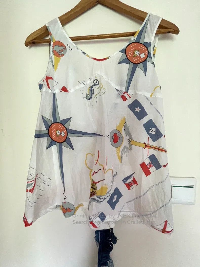 Junya Watanabe Junya Watanabe Vintage Printed Vest Size S / US 4 / IT 40 - 2 Thumbnail