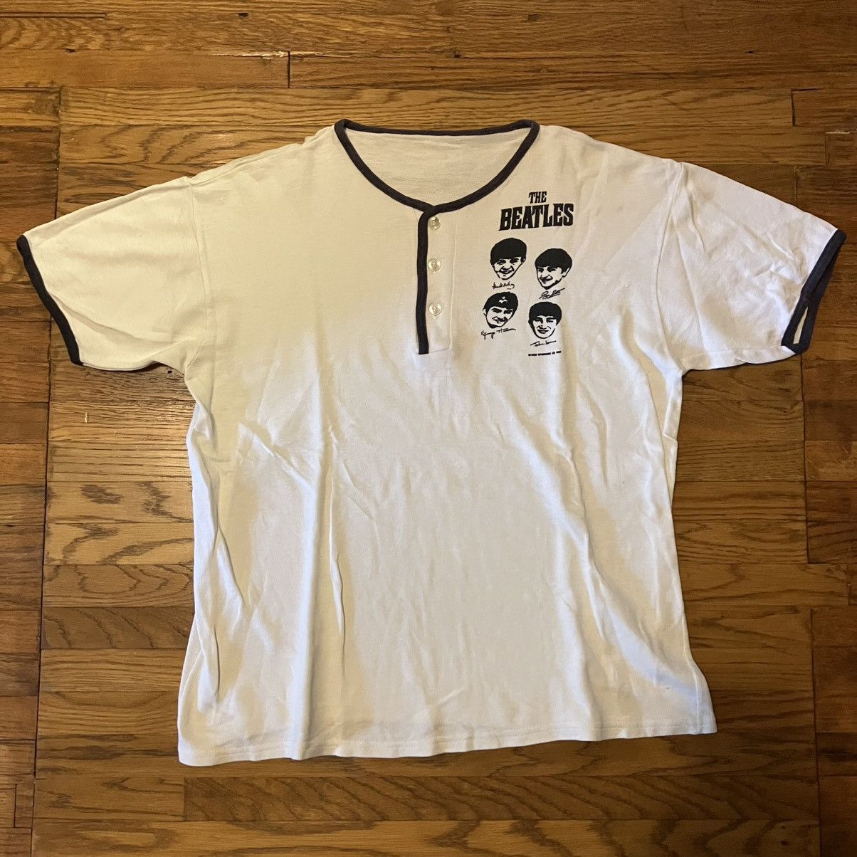 Vintage 1960s The Beatles Jersey Shirt Size US M / EU 48-50 / 2 - 1 Preview