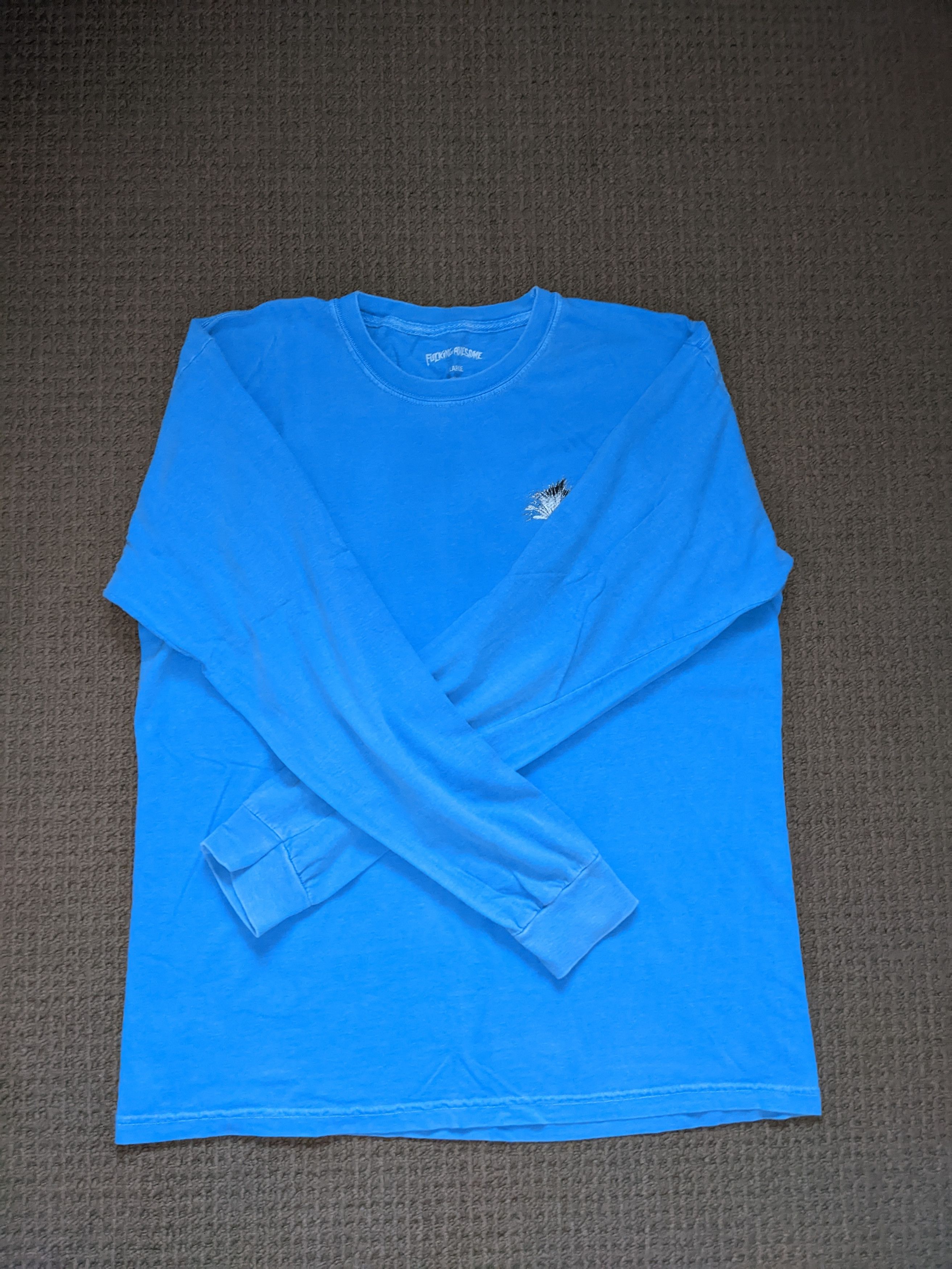 Fucking Awesome Blue FA Shirt Size US L / EU 52-54 / 3 - 2 Thumbnail