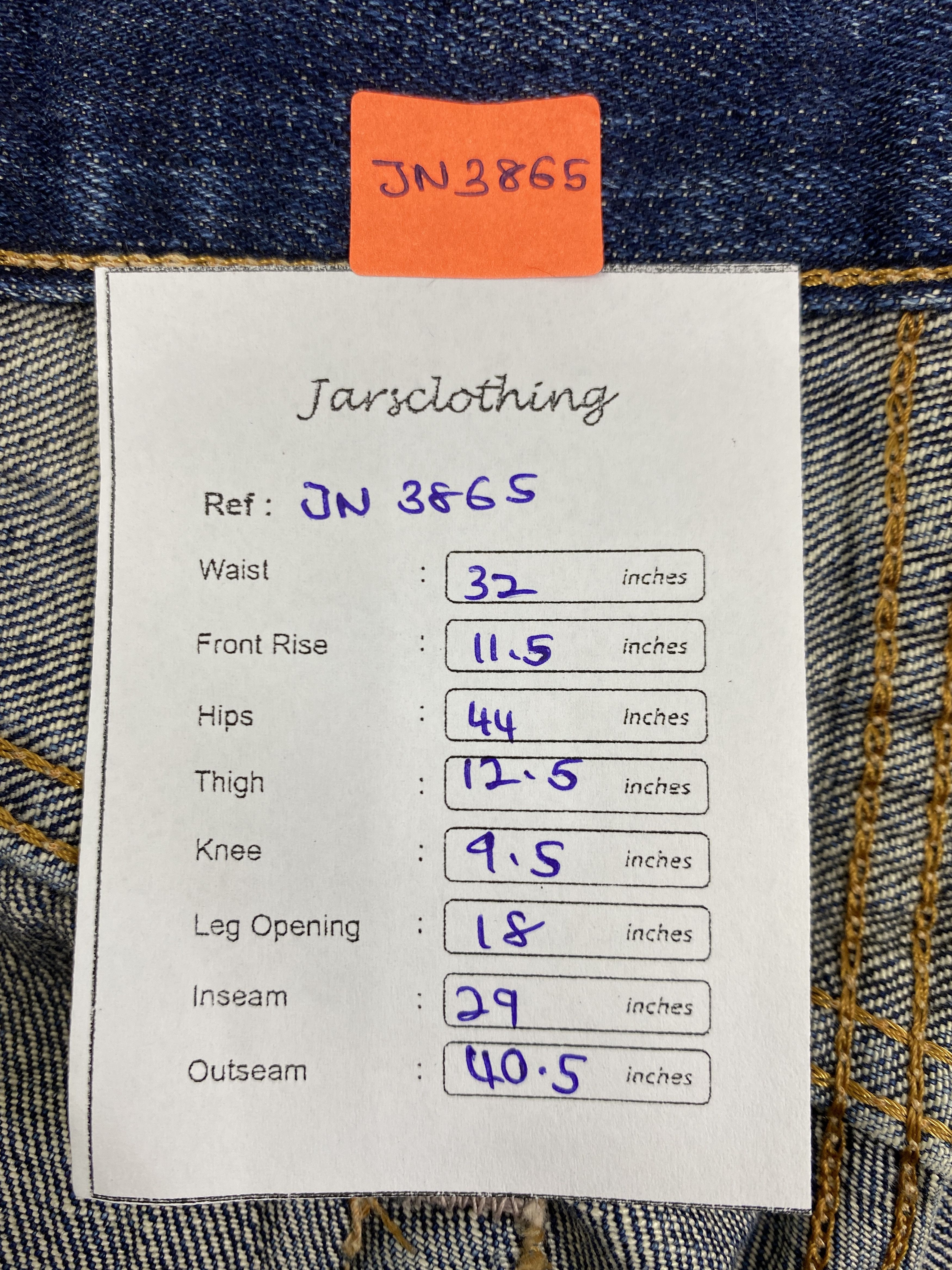 Edwin EDWIN 505ZX SELVEDGE FADED DISTRESSED DENIM 32x29- JN3865 Size US 32 / EU 48 - 8 Thumbnail