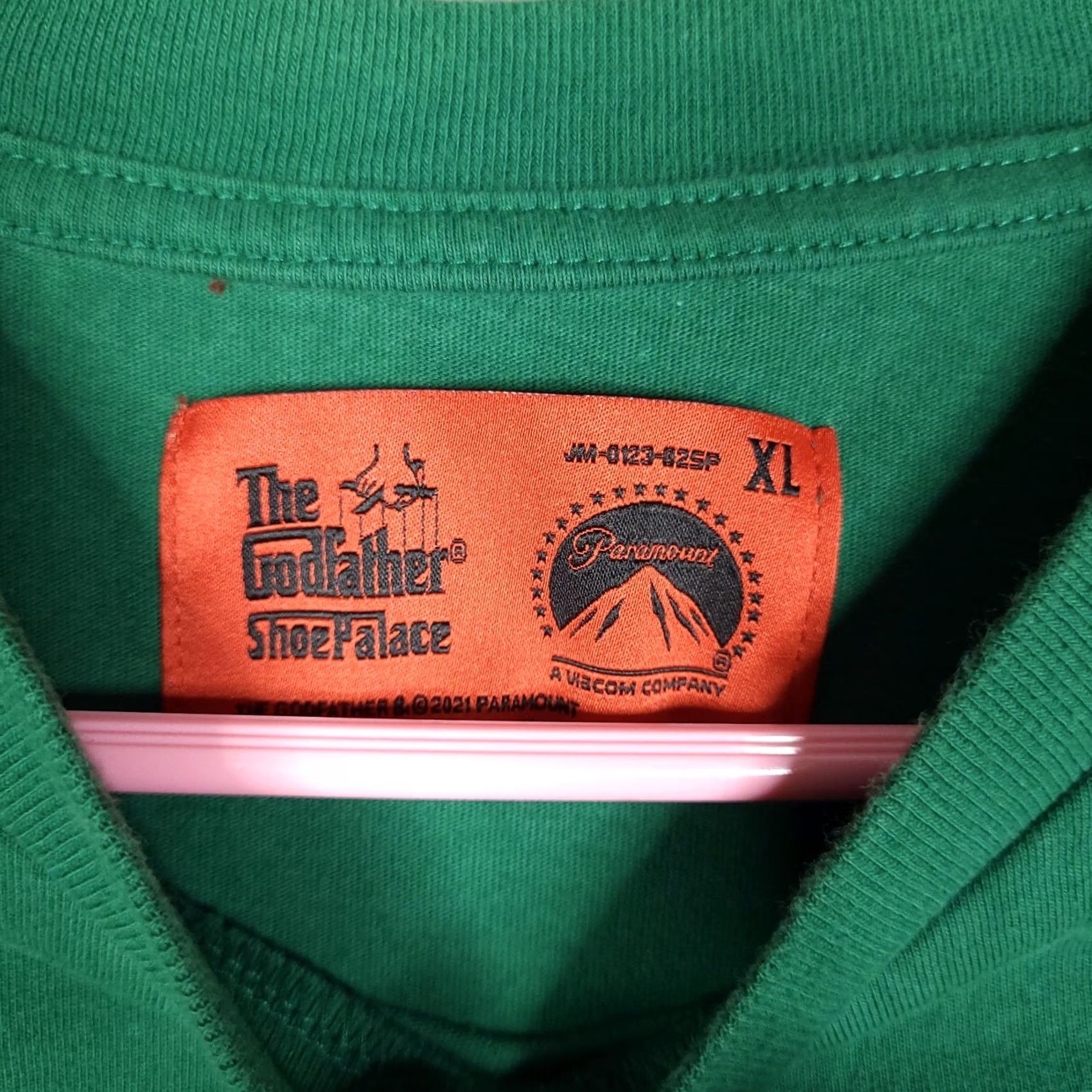 Vintage Paramount The Godfather Shirt Unisex Adults XL Green Short Sleeve Tee Crew Neck Logo Jersey Cotton Size US 36 / EU 52 - 3 Thumbnail