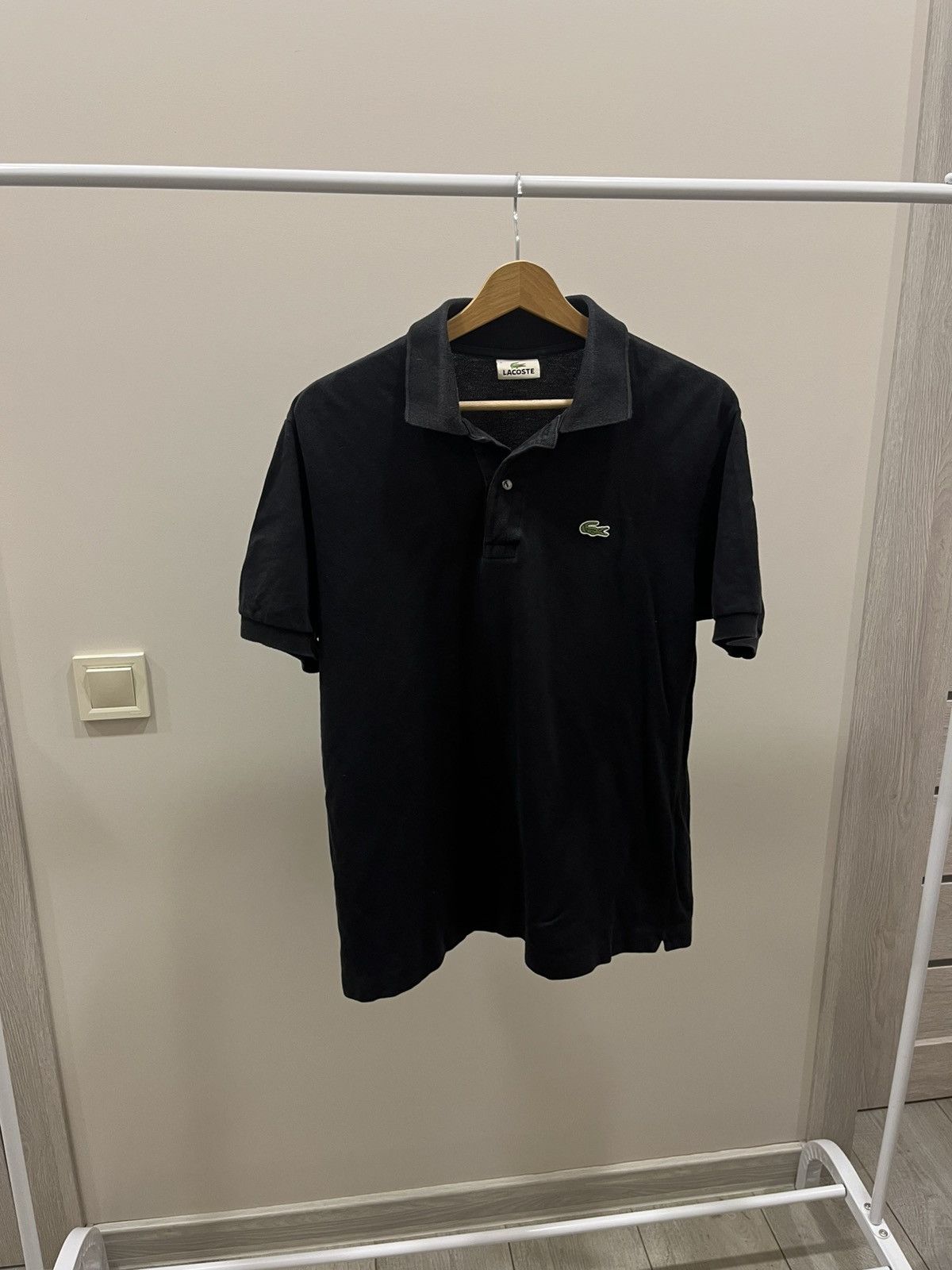 Lacoste Vintage Lacoste Polo Black L Y2K Streetwear Size US L / EU 52-54 / 3 - 1 Thumbnail