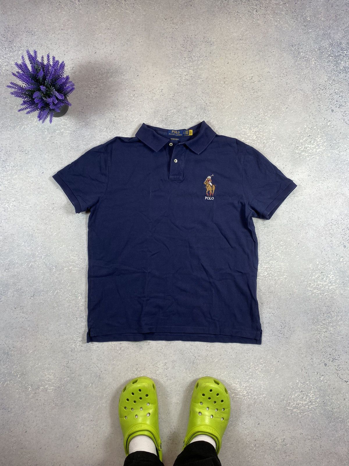 Polo Ralph Lauren × Ralph Lauren Polo Ralph Lauren Men’s Blue Polo Shirt Size Large Size US L / EU 52-54 / 3 - 2 Thumbnail