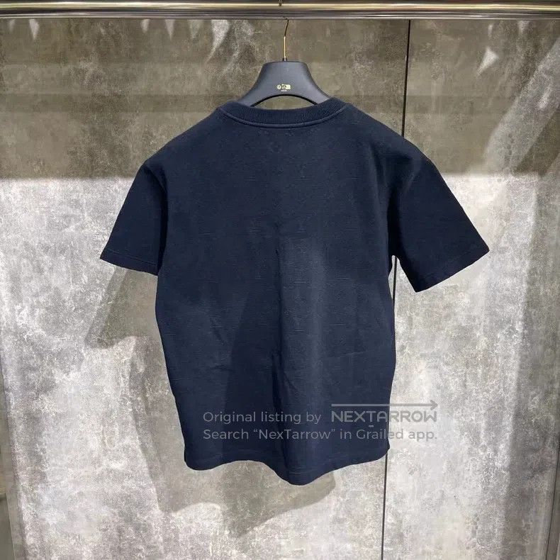 Balenciaga Balenciaga Navy blue wheat pattern short sleeve, size XS Size US XS / EU 42 / 0 - 4 Thumbnail