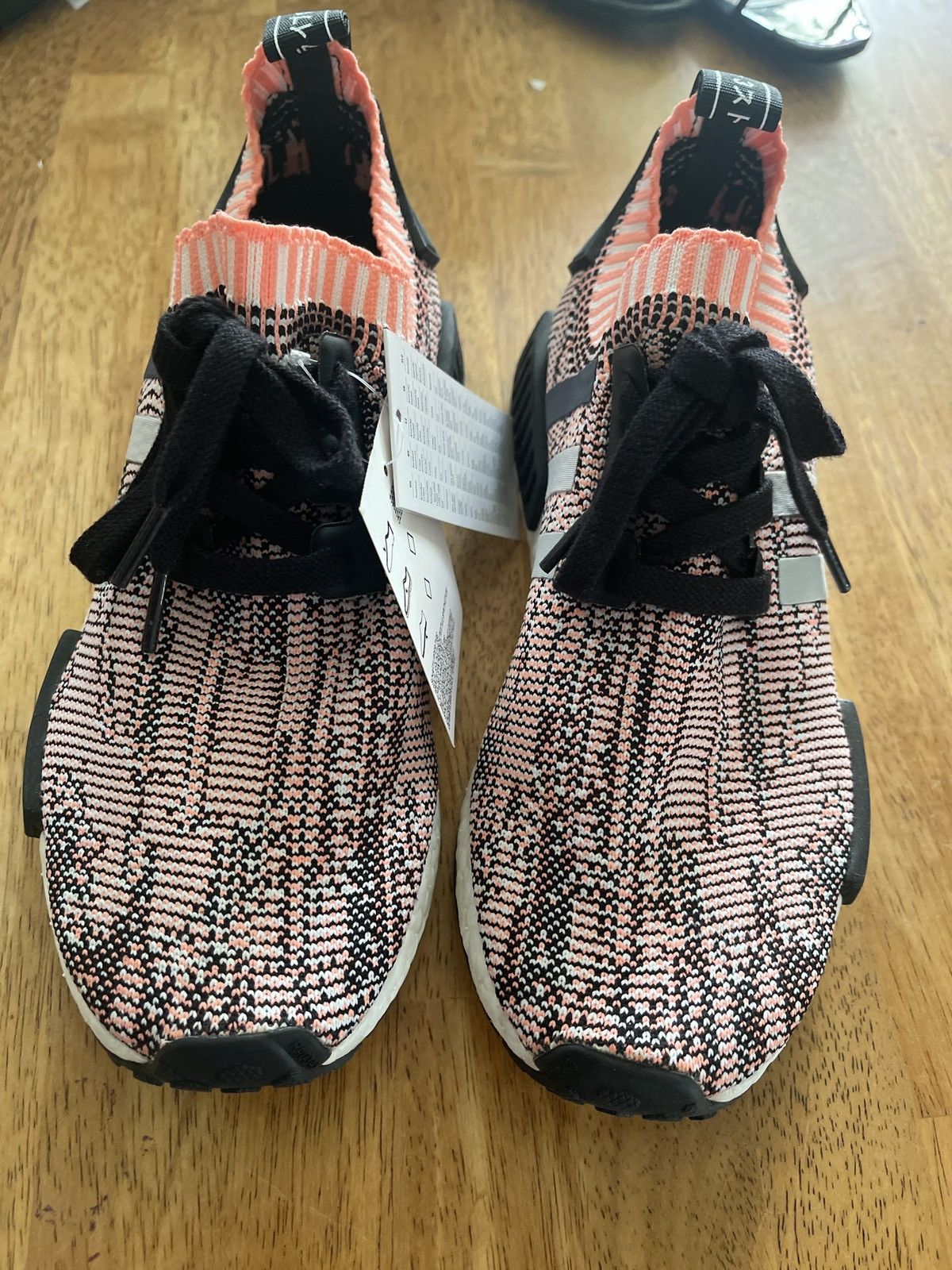 image of Adidas Nmd R1 Pk Sunglow Women's Casual Shoe in Black (Size 7.5)
