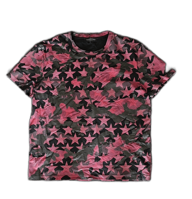 Valentino Valentino Star Print Short Sleeve T-shirt Size US L / EU 52-54 / 3 - 1 Thumbnail