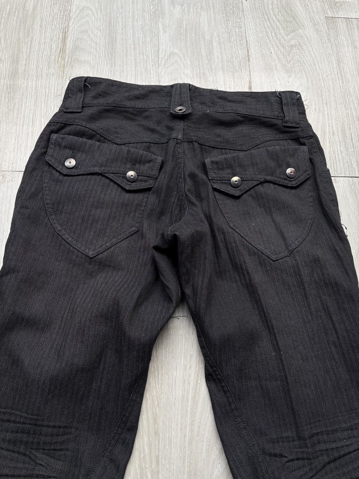 Japanese Brand MK michel klein CO tribal flare jeans Size US 28 / EU 44 - 7 Thumbnail