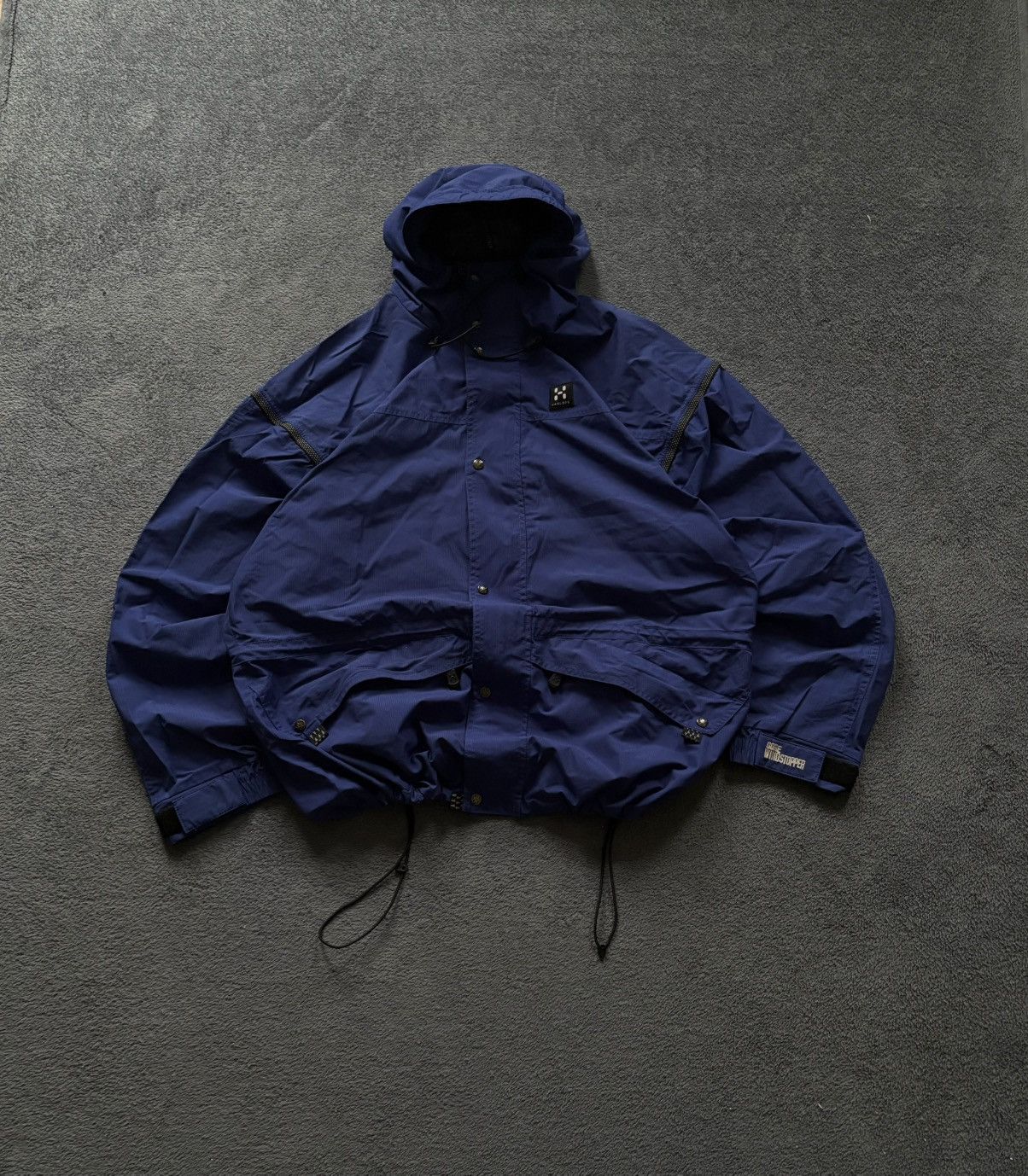 Haglofs 00s Haglofs Vintage Oversized Windstopper Waterproof Jacket Size US L / EU 52-54 / 3 - 2 Thumbnail
