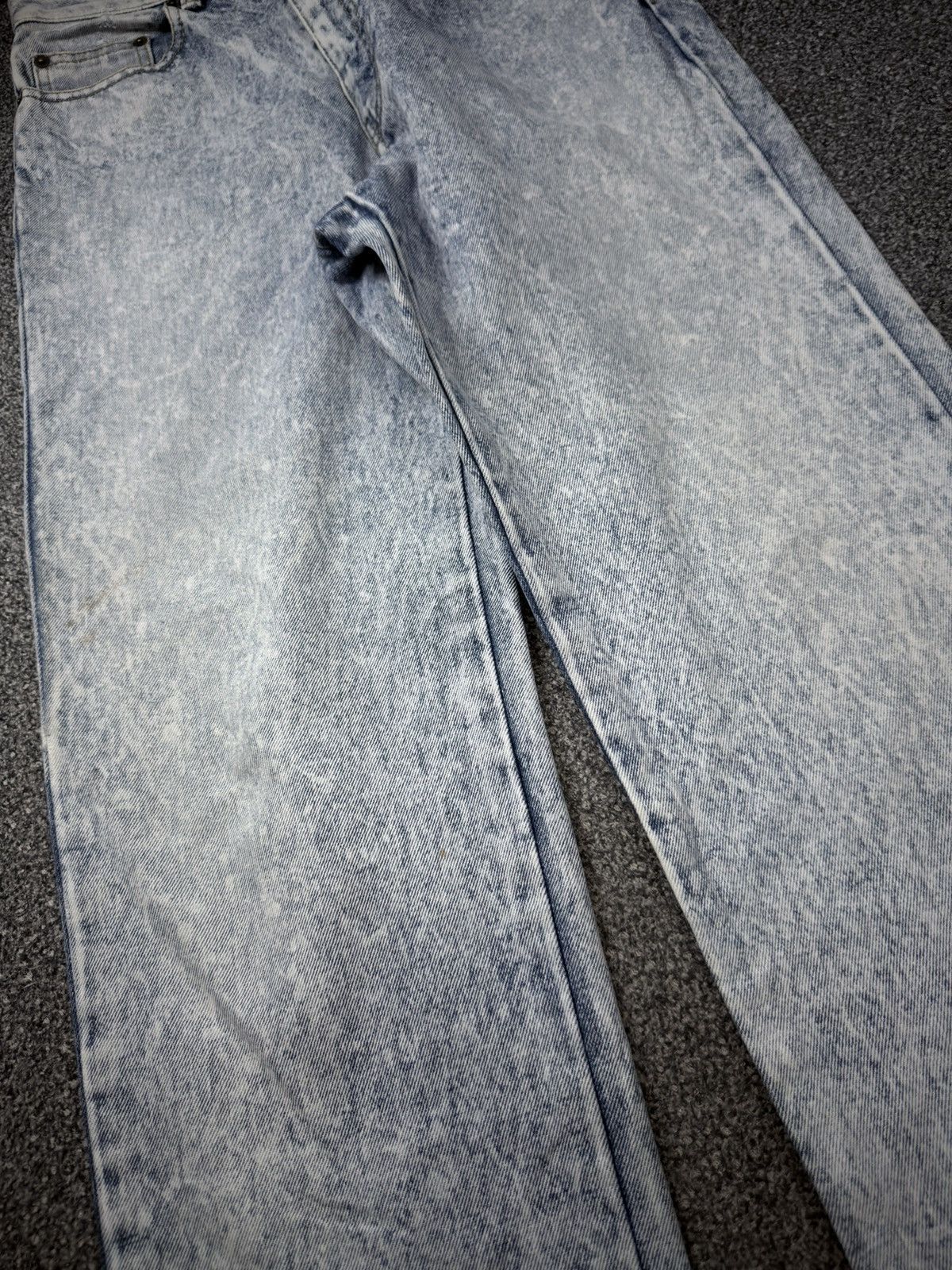 Fashion Victim Vintage 15.5oz Acid Wash Aging Faded Express Japanese Denim Size US 30 / EU 46 - 5 Thumbnail