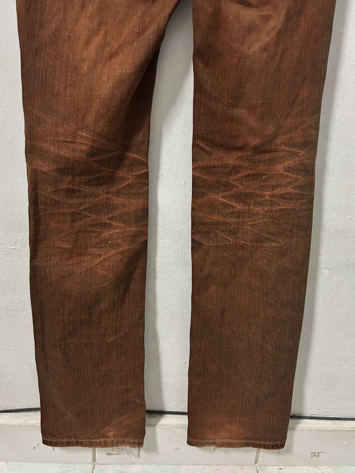 If Six Was Nine Whiskered faded Gasoline blue mudwash punk jeans lgb Size US 29 - 9 Thumbnail