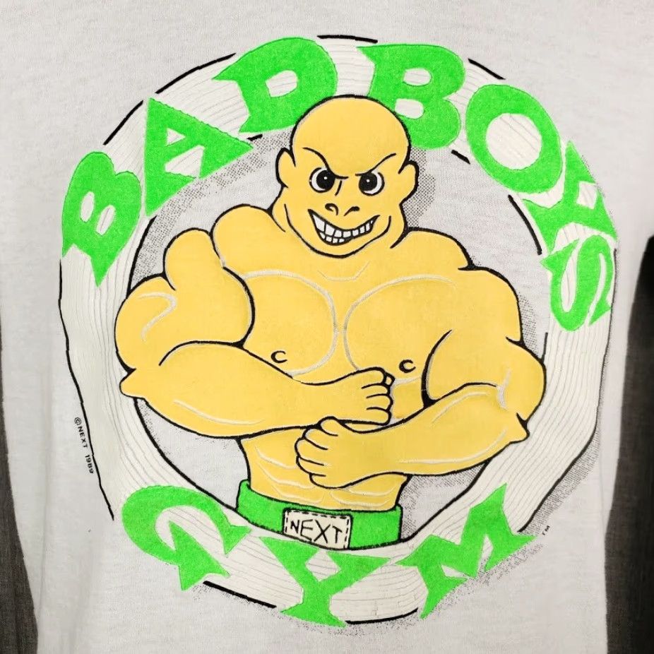 Vintage VINTAGE Bad Boys Gym T Shirt Mens Size S White 80s Bodybuilding Made In USA Size US S / EU 44-46 / 1 - 3 Thumbnail