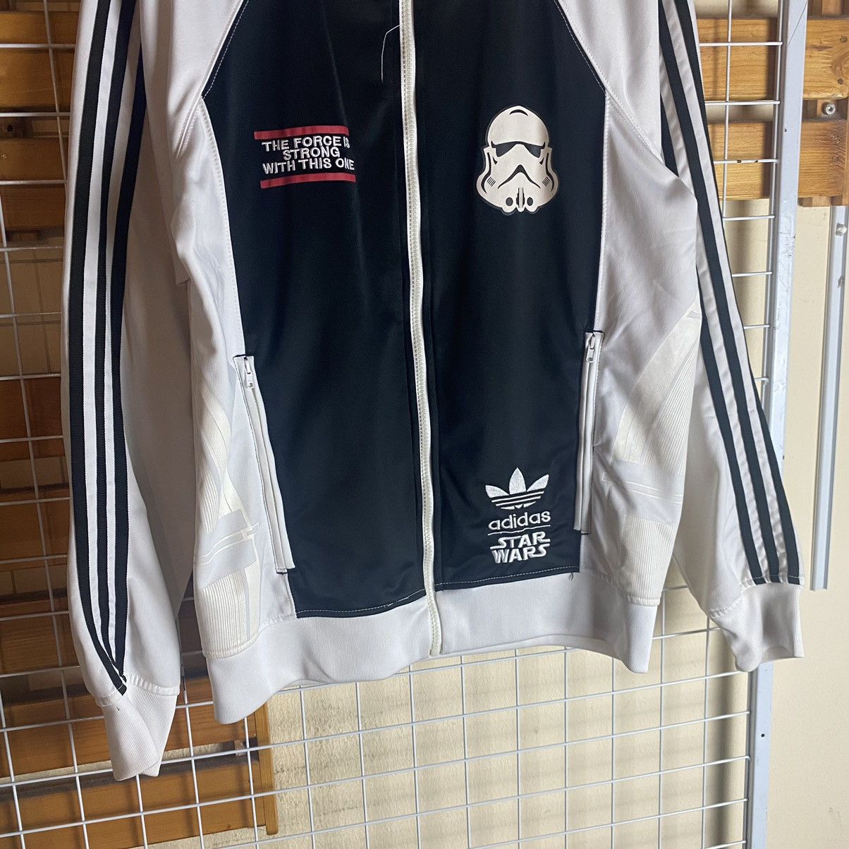 Adidas × RUN DMC × Vintage Adidas starwars troopers embroidered series tracktop jacket Size US L / EU 52-54 / 3 - 9 Thumbnail