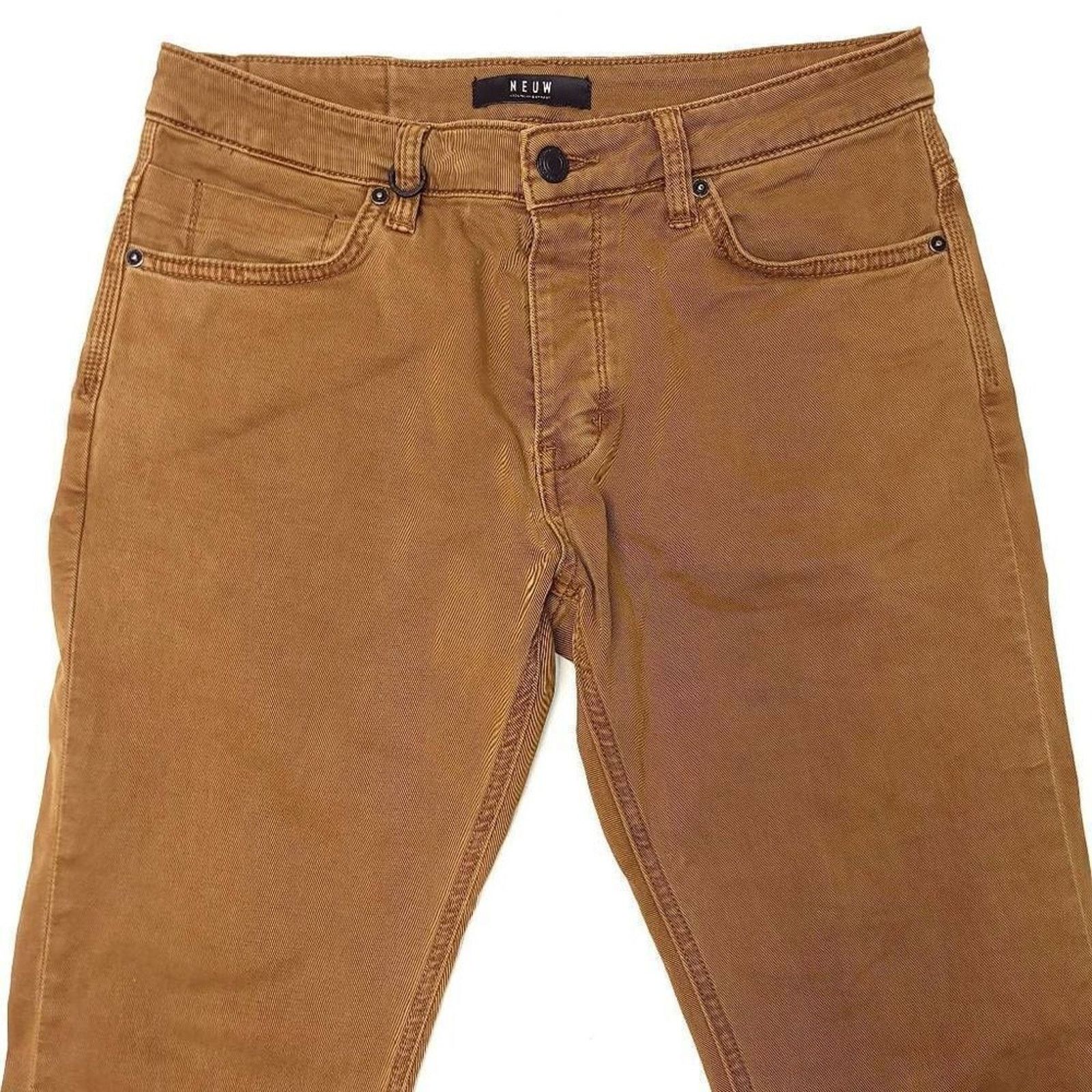 NEUW Denim Neuw Lou Slim Pants Mens 30x28 Khaki Grunge Streetwear Size US 30 / EU 46 - 2 Thumbnail
