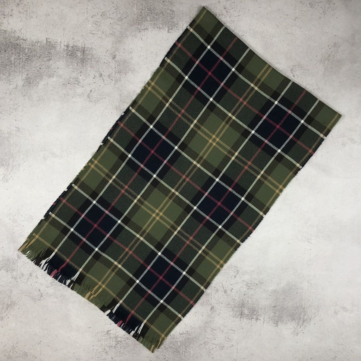 Barbour Barbour Tartan Scarf Extra Fine Merino Wool Size ONE SIZE - 11 Thumbnail