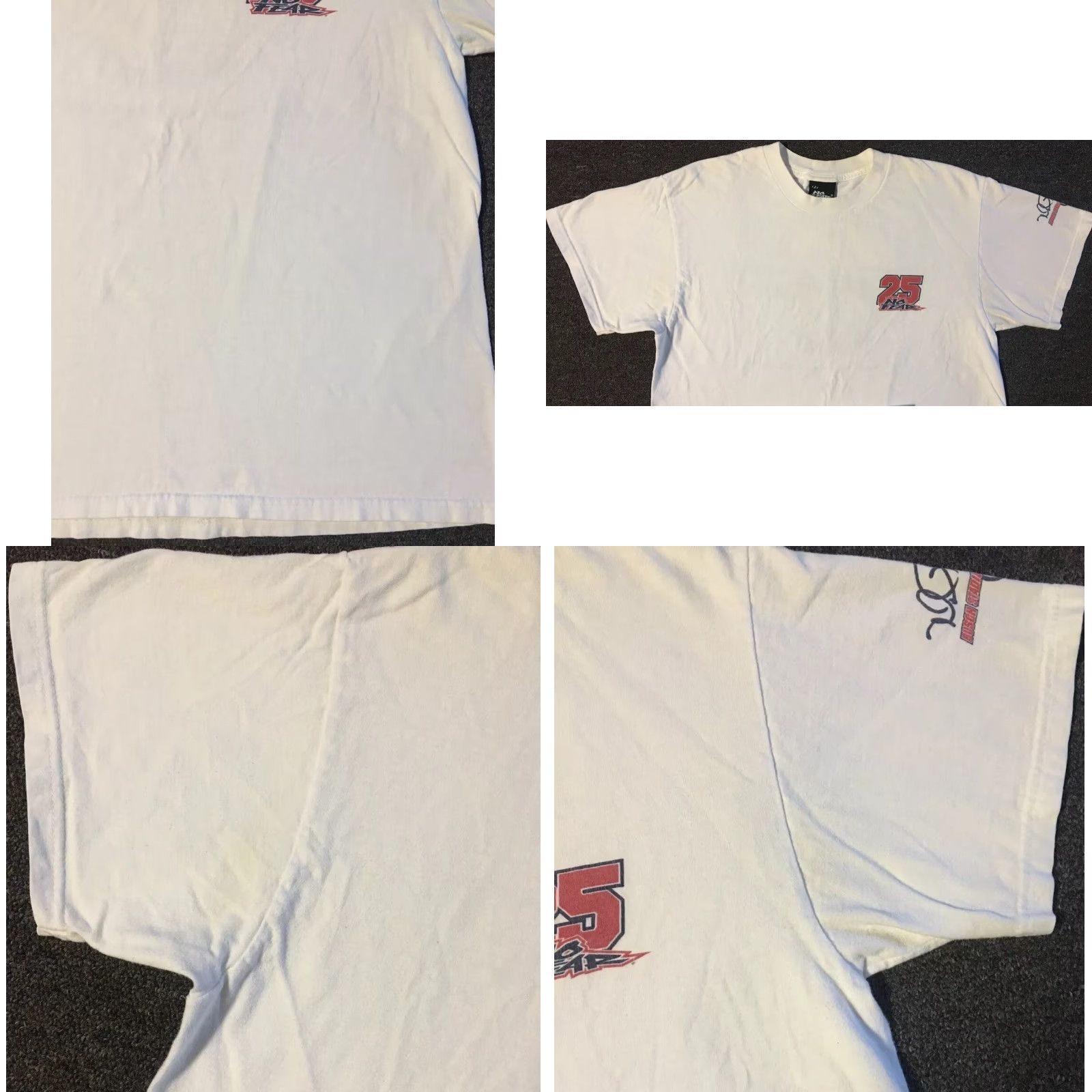 No Fear Vtg 90s No Fear Mark McGwire St Louis Cardinals Faded Shirt M Grunge Funny Skate Shirt Men M White MLB USA 90s Size US M / EU 48-50 / 2 - 8 Thumbnail