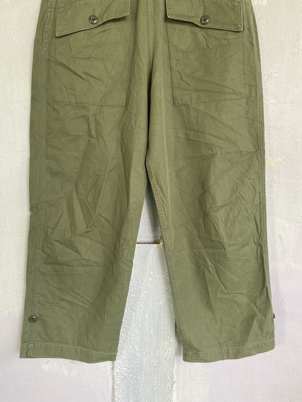 Japanese Brand & RC Military Style Pockets Utilities Women’s Army Pant Size 28" / US 6 / IT 42 - 4 Thumbnail